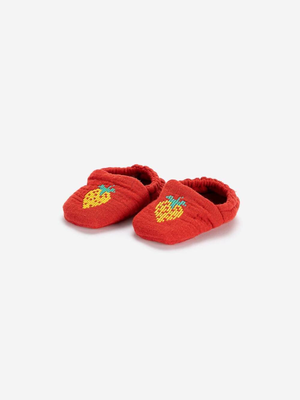 NEW BOBO CHOSES baby's strawberry slippers in multicolor